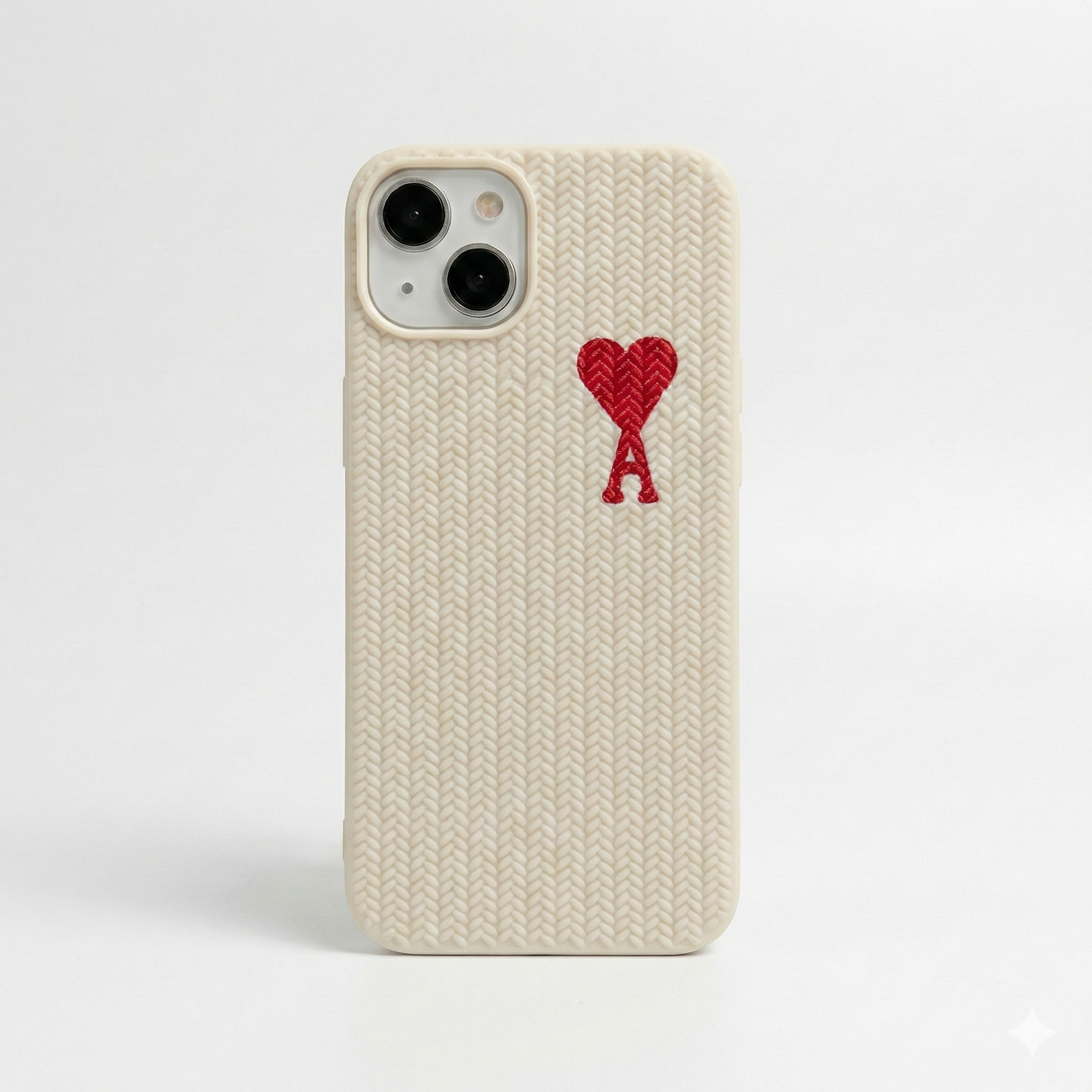 Paris heart knit iPhone case - Coveo