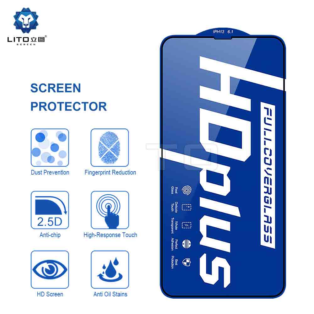 LITO HD Plus tempered glass screen protector for iPhone - Coveo