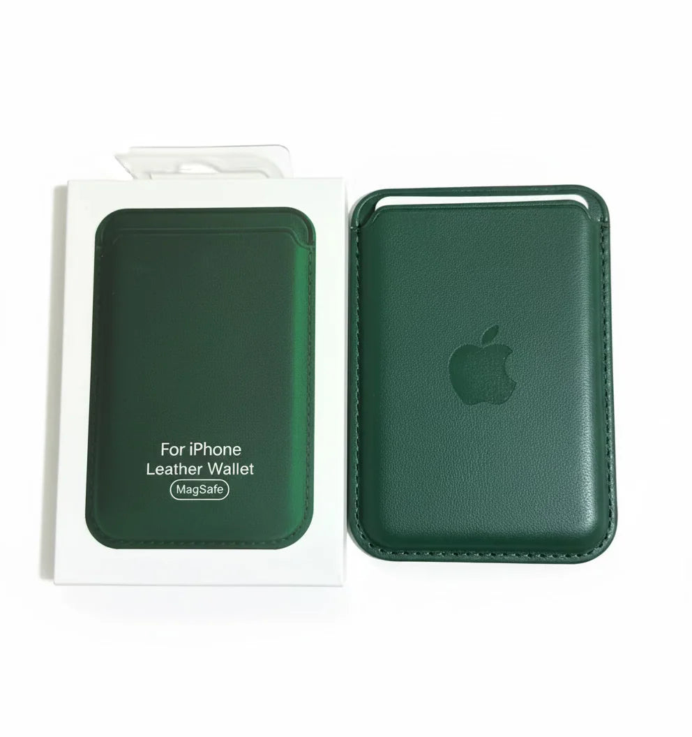 Magnetic leather wallet for iPhone - Coveo