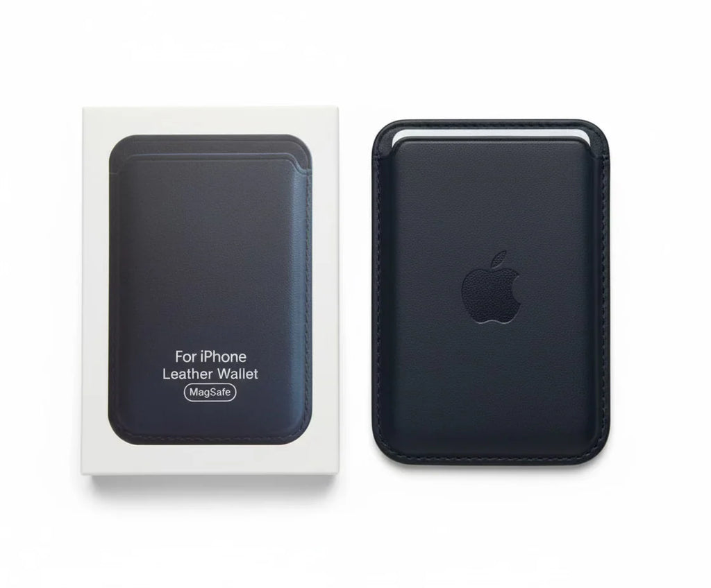 Magnetic leather wallet for iPhone - Coveo