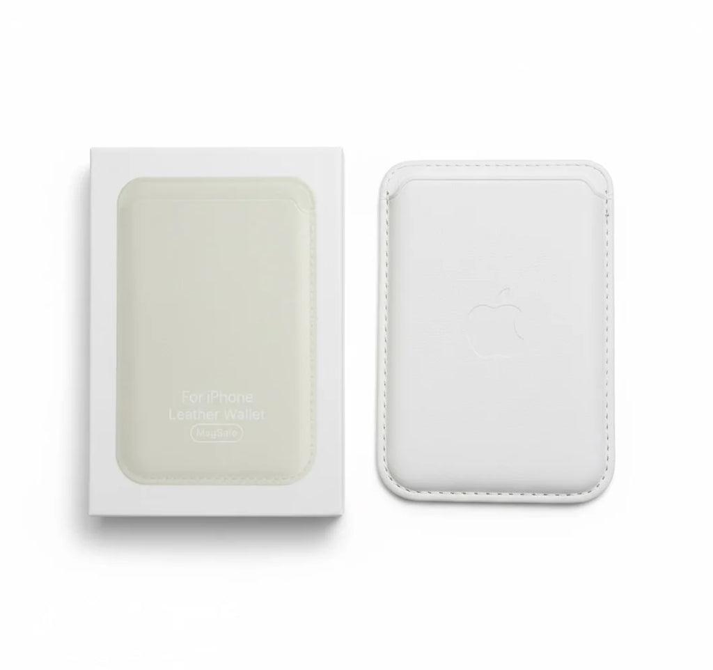 Magnetic leather wallet for iPhone - Coveo