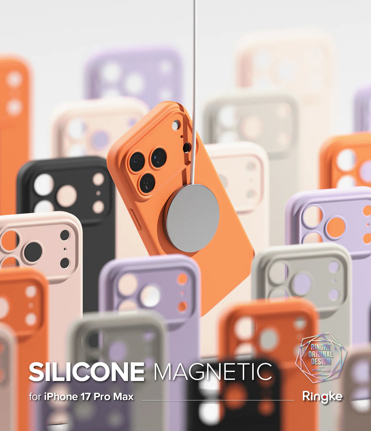 RINGKE silicone magnetic case for iPhone 17 Pro Max - Coveo