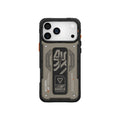 Skinarma Aegis 17 Pro Mag-Charge case in beige leatherette