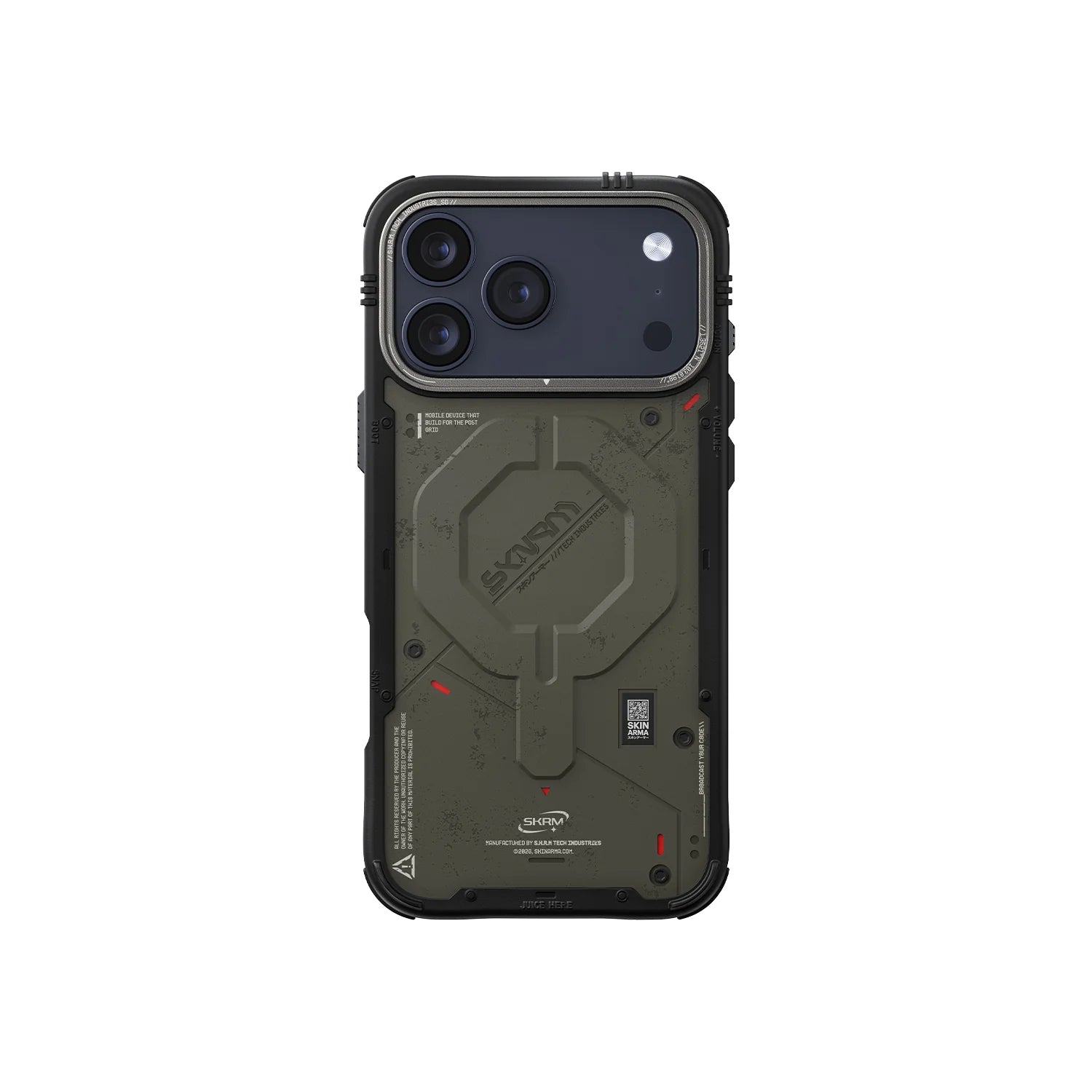 Skinarma Vigor 17 Pro Max Mag-Charge case in green