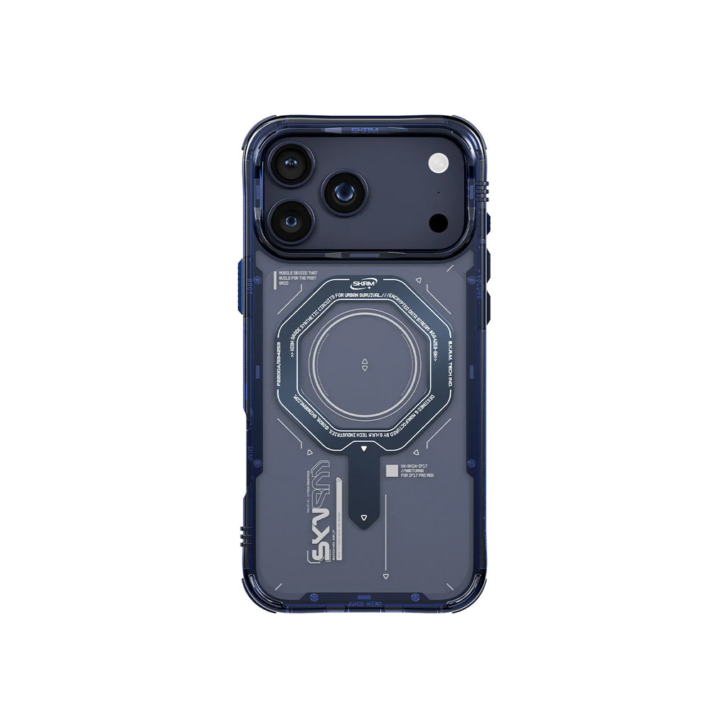 Skinarma Magma 17 Series Mag-Charge case in navy