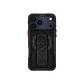 Skinarma Phantom 17 Pro Max Mag-Charge case in black leatherette