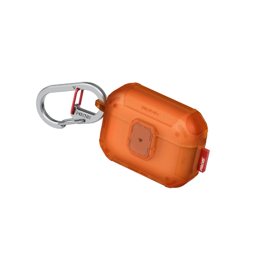 Skinarma Mecha LE AirPods Pro Gen 3 case in orange
