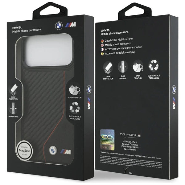 Carbon fiber style iPhone 17 Pro case - Coveo