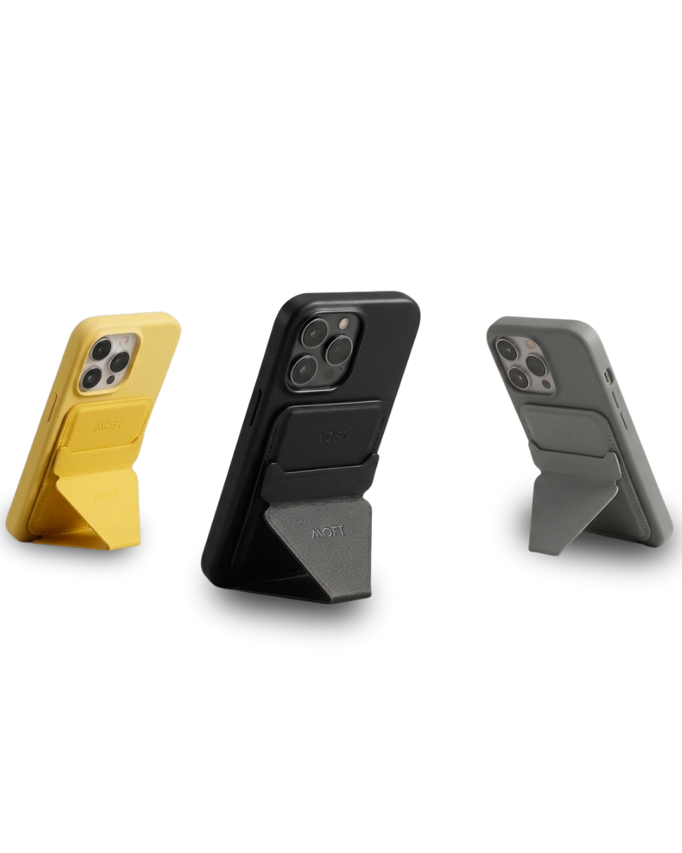 MOFT vegan leather case and stand bundle for iPhone - Coveo